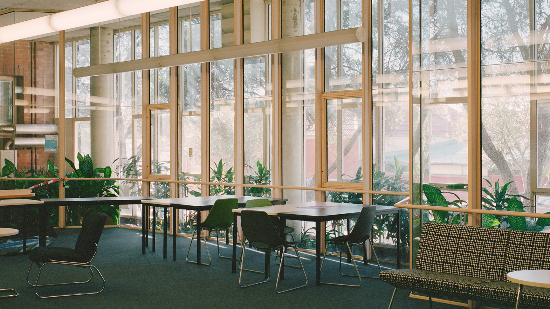 Interior shot of Petersham College of Technical and Further Education (TAFE), from 'Regional Bureaucracy'